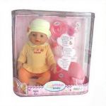 Кукла интерактивная (оранжевая), 42 см / Warm Baby