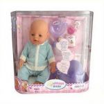 Кукла интерактивная (в голубом), 42 см / Warm Baby